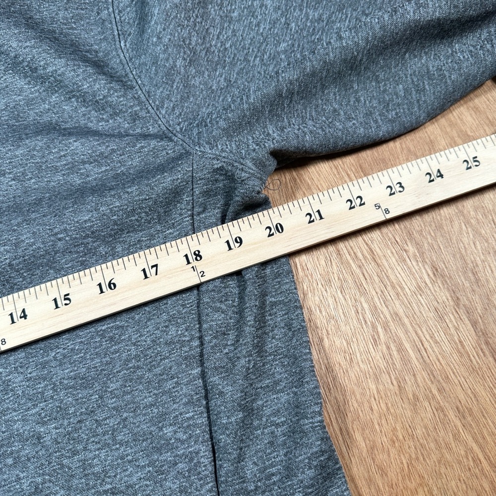 BCG Quarter Zip Pullover Women Small Gray Athletic Fleece Lined Activewear Top
